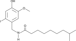 An iodinated nonivamide