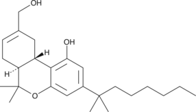 A synthetic terpene-based CB devoid of CB1 and CB2 receptor agonist activity; exhibits neuroprotective