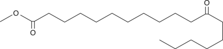 An esterified form of 12-oxo stearic acid; has been found in esterified L. chinensis and L. decipiens pulp oils and serves as a measure of 12-oxo stearic acid content