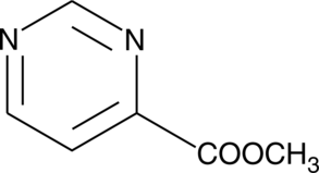 methyl 4-Pyrimidine carboxylate is a synthetic intermediate useful for pharmaceutical synthesis.