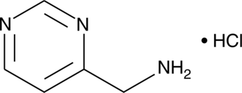 4-Pyrimidine methanamine (hydrochloride) is a synthetic intermediate useful for pharmaceutical synthesis.