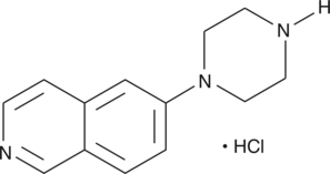 6-piperazin-1-yl-Isoquinoline (hydrochloride) is a synthetic intermediate useful for pharmaceutical synthesis.