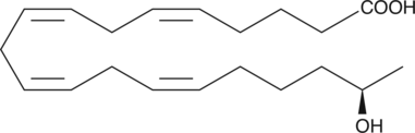 A major CYP450 metabolite of arachidonic acid that is released from the kidney in response to angiotensin II; a potent vasodilator of renal preglomerular vessels; blocks 20-HETE-induced vasoconstriction of renal arterioles at 1 µM