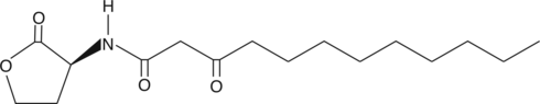 One of the AHSLs frequently identified in extracts of respiratory secretions from cystic fibrosis patients infected with P. aeruginosa and/or strains of the B. cepacia complex