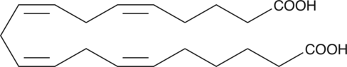 20-carboxy Arachidonic acid (20-COOH-AA) is the major metabolite of 20-HETE that is produced in renal tubular epithelial