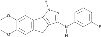 An inhibitor of PDGF-BB tyrosine kinase with an IC50 value of 4.2 nM when tested in human coronary artery smooth muscle cells