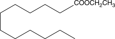 Lauric acid ethyl ester is a more lipophilic and less toxic form of the free acid. It is one of the medium-chain fatty acid ethyl esters that is released during the anaerobic fermentation of Saccharomyces cerevisiae along with the free acid.{14124}