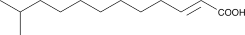 trans-.DELTA.2-11-methyl-Dodecenoic acid is the conformational isomer of cis-.DELTA.2-11-methyl-dodecenoic acid