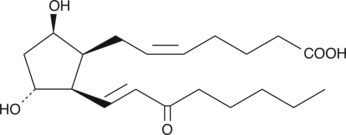 A potential metabolite of 8-iso PGF2β via the 15-hydroxy PGDH pathway