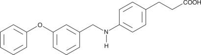 An agonist of GPR40/FFA1 (EC50 = 47.8 nM); selective for GPR40/FFA1 over GPR120/FFA4 (EC50 = 3