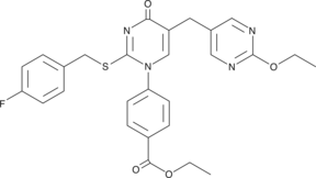 A selective antagonist of GPR40-mediated Ca2+ elevations in HEK293 cells (pIC50 = 5.99) without effecting those mediated by GPR120 at concentrations up to 10 μM; at 1 μM