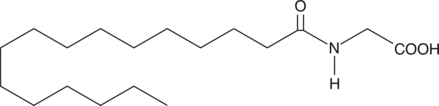 an 18-carbon saturated fatty acid that is structurally similar to the phospholipid-derived N-acyl ethanolamines; inhibits heat-induced firing of nociceptive neurons in rat dorsal horn; induces transient calcium influx in native dorsal root ganglion (DRG) cells and in the PTX-sensitive