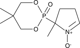 CYPMPO is a free radical spin trap with excellent trapping capabilities toward hydroxyl and superoxide radicals in biological and chemical systems.{14615} Decay of the superoxide adduct of CYPMPO proceeds in an apparent first order fashion with half-lives of 15 and 51 minutes in a UV-illuminated hydrogen peroxide solution and  a hypoxanthine/xanthine oxidase system