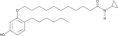 A stable analog of Δ9-THC and AEA; exhibits high-affinity for the CB1 and CB2 receptors (Ki = 210 and 30 nM