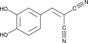 AG-18 is an inhibitor of EGF receptor kinase with an IC50 value of 35 µM in the human epidermoid carcinoma cell line A431.{14963}