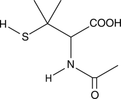 A chelating agent; inhibits the binding of methyl mercury to isolated human erythrocytes by 50% and removes 50% of methyl mercury ions from methyl mercury-loaded blood cells at 1 mM; reduces the biological half-life of mercury and decreases liver