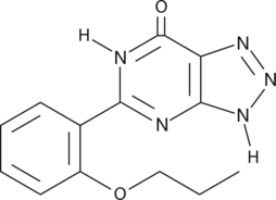 A cGMP-specific phosphodiesterase inhibitor that moderately inhibits PDE5 and PDE6 with IC50 values of 0.5-0.76 and 0.15 µM