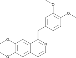 An opium alkaloid that is structurally and pharmacologically distinct from opiates;  inhibits phosphodiesterase activity (IC50 = 13 μM) to increase cellular cAMP levels and alter cellular function; reduces heart and brain vasospasm and has been used to treat erectile dysfunction