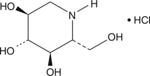 A glucose analog that potently inhibits α-glucosidase I and II to prevent the formation of complex N-linked oligosaccharides (IC50= ~2 µM)