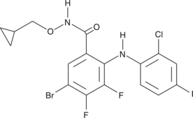 A potent and selective inhibitor of MEK1/2 (IC50 = 10-100 nM)