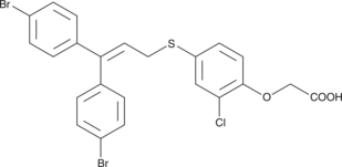 A selective PPARd agonist that acts as a partial agonist (EC50 = 53 nM) in transactivation assays and as a full agonist (EC50 = 30 nM) in the oxidation of free fatty acid; increases HDL levels