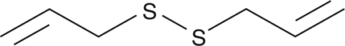 An organosulfur compound derived from allicin; converted