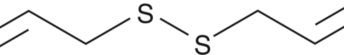 An organosulfur compound derived from allicin; converted