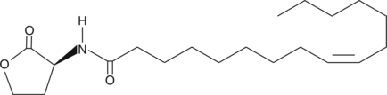 A long-chain N-acylated HSL that functions as a quorum sensing signaling molecule in strains of S. meliloti