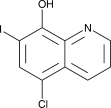 A metal-chelating antimicrobial agent with neuroprotective properties; inhibits the growth of A. fumigatus (MIC values of 1