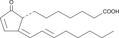 A synthetic PGA1 analog with structural features similar to 15-deoxy-Δ12