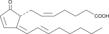 A synthetic analog of PGA2 with structural features similar to 15-deoxy-Δ12