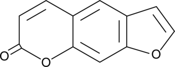 A photoactive probe that has been used to investigate nucleic acid structure and function; induces DNA interstrand crosslinks