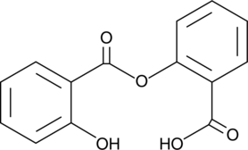 A prodrug of sodium salicylate that can reduce blood glucose