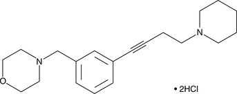 A histamine H3 receptor antagonist (Kis = 1.17 and 7.08 nM for human and rat receptors