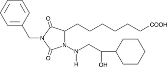 BW A868C is a hydantoin compound that is structurally related to the DP receptor agonist BW 245C.{1198