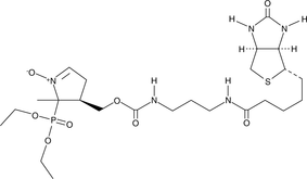 A biotinylated form of DEPMPO