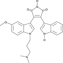 Inhibits several isoforms of protein kinase C (PKC; IC50 = 7