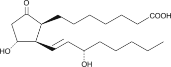 Isoprostanes are a family of prostanoid molecules of non-cyclooxygenase origin.{320} 8-iso PGE1 is an isoprostane which is found in human semen at levels of 7 µg/ml.{1323} It is a pulmonary vasoconstrictor in anesthetized dogs with a potency similar to PGF2α.{2176}