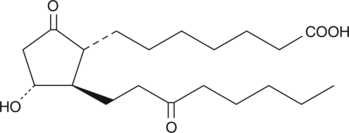 A metabolite of PGE1 with significantly reduced biological activity