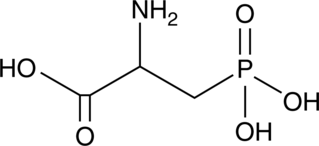 A competitive mGluR1 antagonist (Ki = 298 μM; IC50 = 1 mM for rat mGluR1α when challenged with glutamate); at concentrations from 10-300 μM