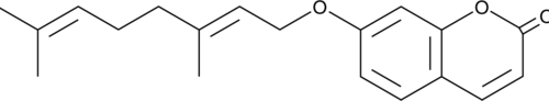 A coumarin derived from citrus plants with anti-inflammatory