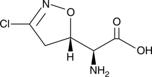 A glutamine analog that irreversibly inhibits glutamine-dependent amidotransferases involved in nucleotide and amino acid biosynthesis (Kis = 10 and 560 μM for anthranilate synthase and glutamate synthase