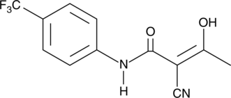 Reversibly inhibits dihyroorotate dehydrogenase