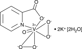 A bpV compound that selectivity inhibits PTEN (IC50 = 31 nM); also inhibits the vascular endothelial PTP