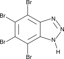 An inhibitor of CK2 (IC50 = 0.15 µM); inhibits PIM3 and DYRK2 (IC50s = 0.86 and 0.99 µM