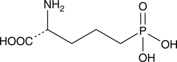 A selective NMDA receptor antagonist (Kd = 1.4 μM) that competitively inhibits the glutamate binding site of NMDA receptors; widely used to study the activity of NMDA receptors particularly in regard to researching synaptic plasticity