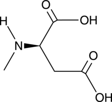 A synthetic amino acid derivative that acts as a specific agonist at the NMDA receptor