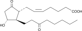 The primary metabolite of PGE2 in plasma which is formed through the 15-hydroxy PGDH pathway