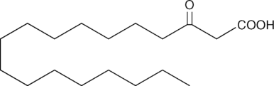 An intermediate in the dissociated (or type II) fatty acid biosynthesis that occurs in bacteria; generated following the reaction of hexadecenoyl-ACP with malonyl-ACP by the enzyme β-ketoacyl-ACP synthase II