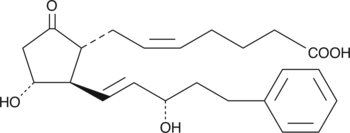 17-phenyl trinor PGE2 is a synthetic analog of PGE2. It is an EP1 and EP3 receptor agonist.{3318